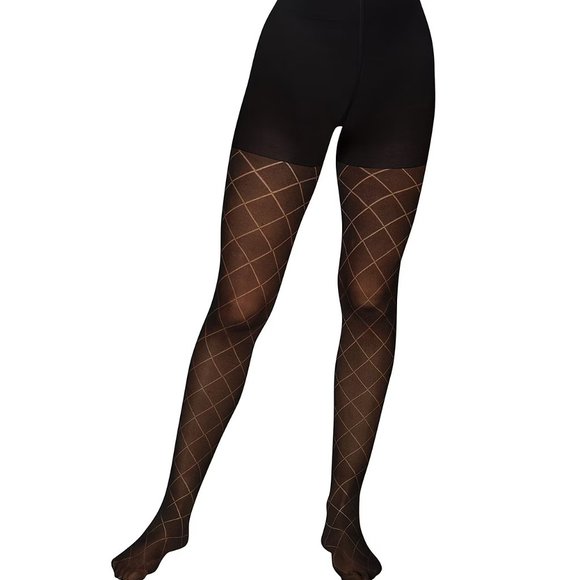 Hanes Women's Ecosmart 1 Pair Control Top Tights - Medium - Black - NWT - Picture 2 of 5